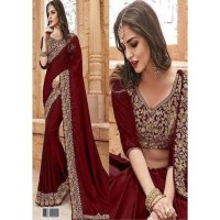 Latest Wedding Collection Chiffon with Golden Embroidery For Women
