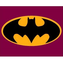 Batman logo art designs room,doors decoration for gift for kids,boys and girls
