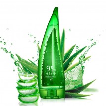 Aloe Vera gel absorbs easily-for oily skin