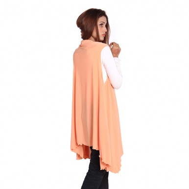 Buy PEACH WATERFALL CARDIGAN FOR WOMEN 