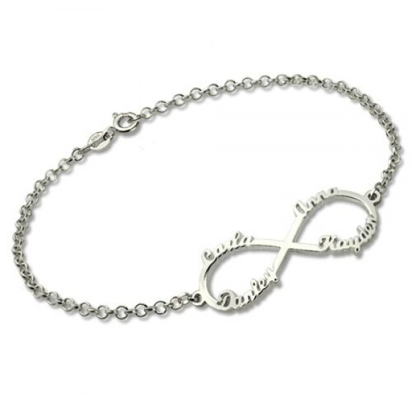 Customized Name Bracelet In Silver TG-575
