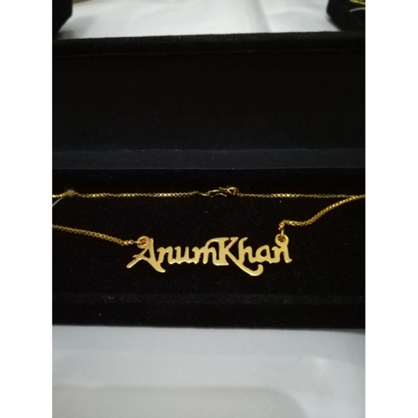 Customized Name Necklace-Gold Color