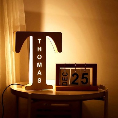 Alphabetic Lamp Customized
