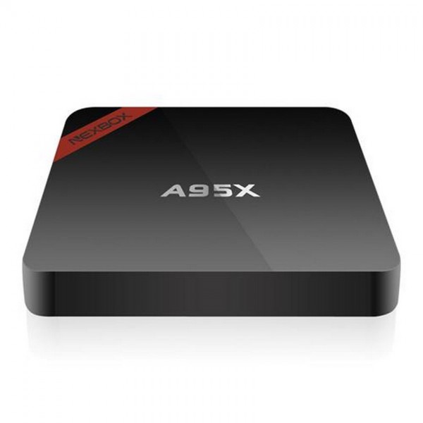 NEXBOX A95X ANDROID TV BOX (1GB RAM, 8GB ROM) ORIGINAL - BLACK - Buyon.pk