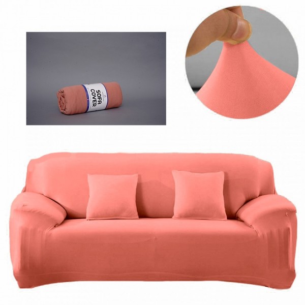 Coral Sofa Cover 2 Seater Sofa Protector Jersey Stretch Fabric