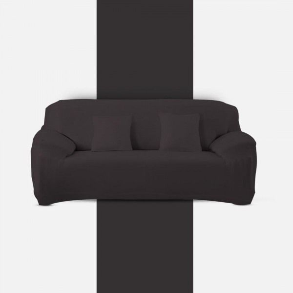 Jumbo 2 Seater Dark Grey Sofa Cover, Dark Grey Sofa Cushion Covers