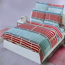 Dice Up Printed King Bed Sheet