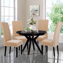 Dining Chair Cover Beige- Pack of 12 without Arms Wrinkle Free Jersey Stretch Fabric
