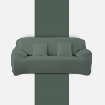 Light Green Sofa Cover 7 (3+2+1+1) Seater Sofa Protector Jersey Stretch Fabric
