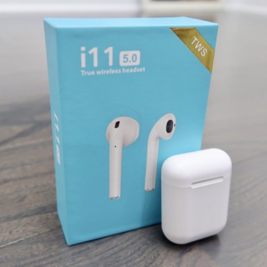 Twin i11 with Sensors Touch And Window Wireless Earphone V5.0