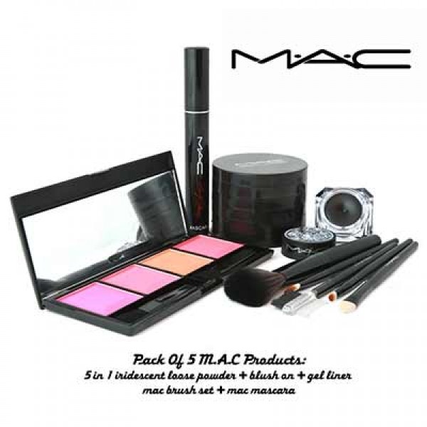 Pack Of 5 Mac Cosmetics Products Mac 5 In 1