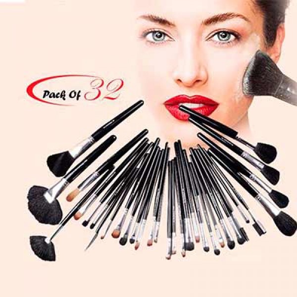 32 Piece Mac Makeup Brush Set With