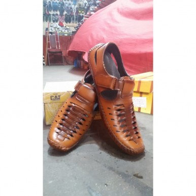 Leather Brown Colour Sandal NZ-10