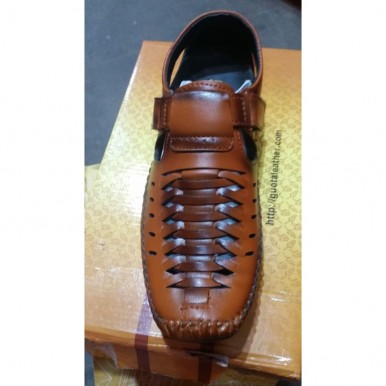 Leather Brown Colour Sandal NZ-10
