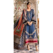 Ladies Unstitched Luxury lawn Dress for Eid and Parties