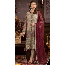 STYLISH MAROON PARTY WEAR DRESS FOR LADIES