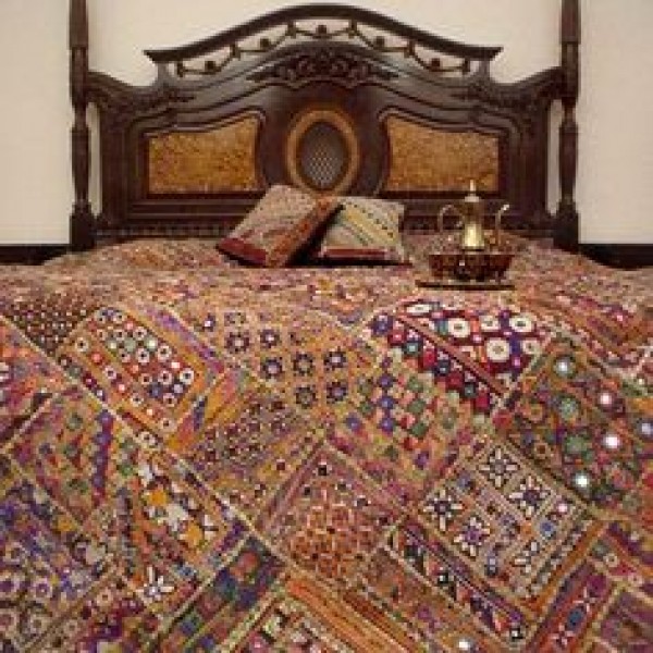New Year Gift Traditional Sindhi Double Bed Sheets Buyon.pk