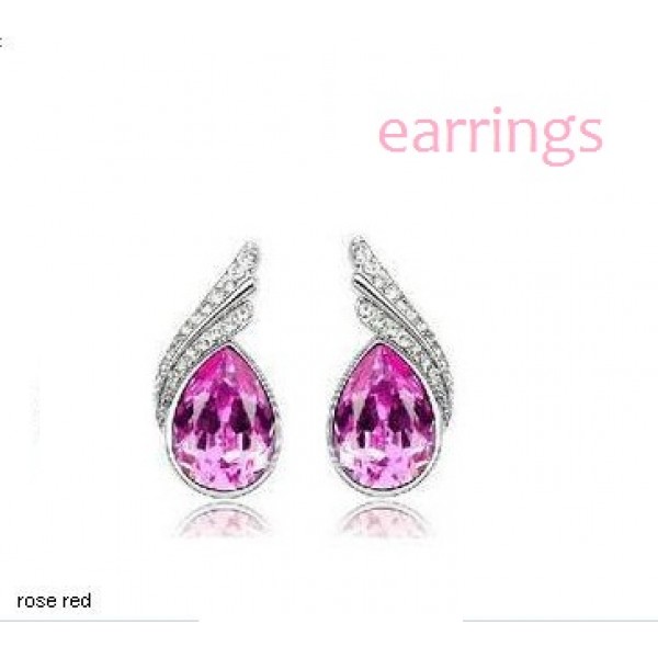 Drop Style Rhinestone Crystal Earring For HER