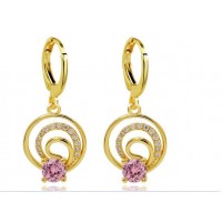 New Design Cute Drop Party Earring 18K Gold Filled With Cz