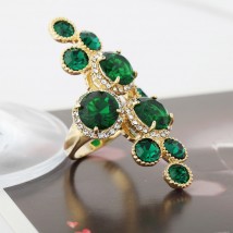 Neoglory Austria Rhinestone and Zircon Finger Ring