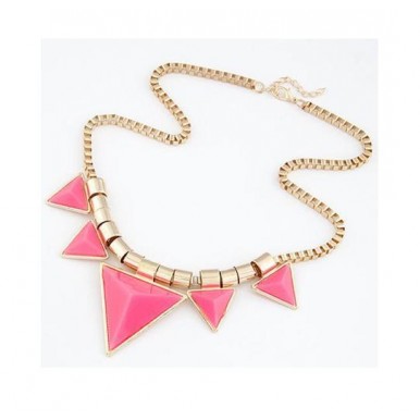 Geometry Triangle Nacklace For Her A101