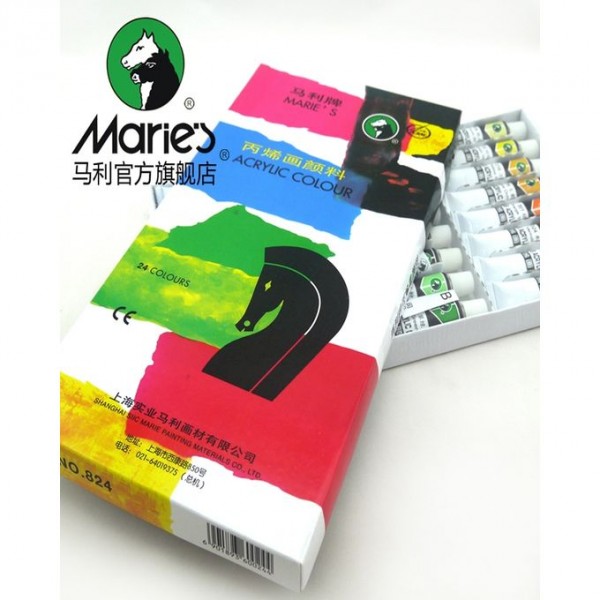 Maries Acrylic Painting 24 Colors Set