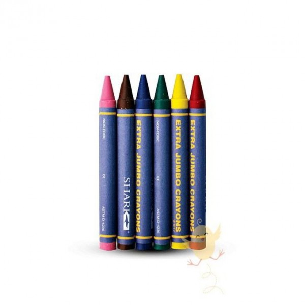 Shark Extra Jumbo Crayons
