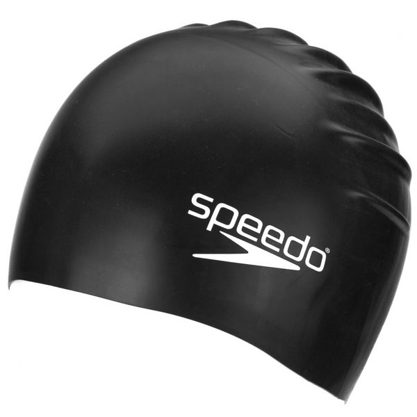 Speedo Silicone Swim Cap - Black Original