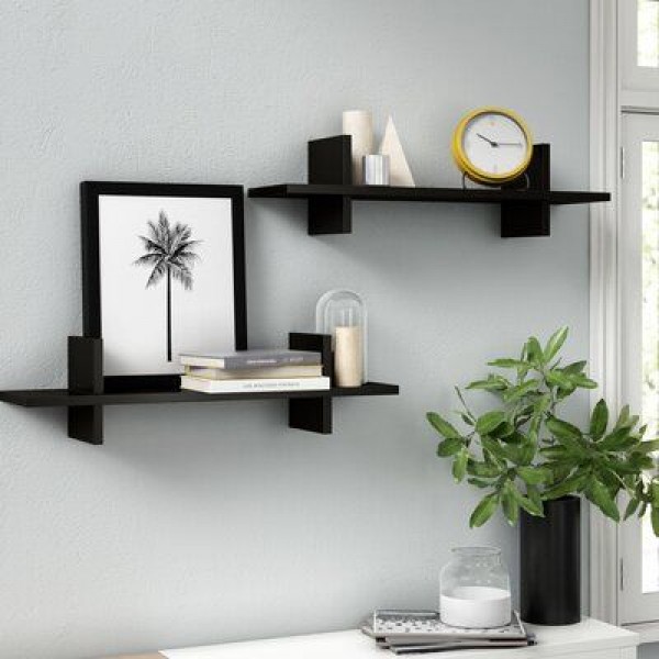 HShaped Decorative Wall Shelf (WS132) Buyon.pk
