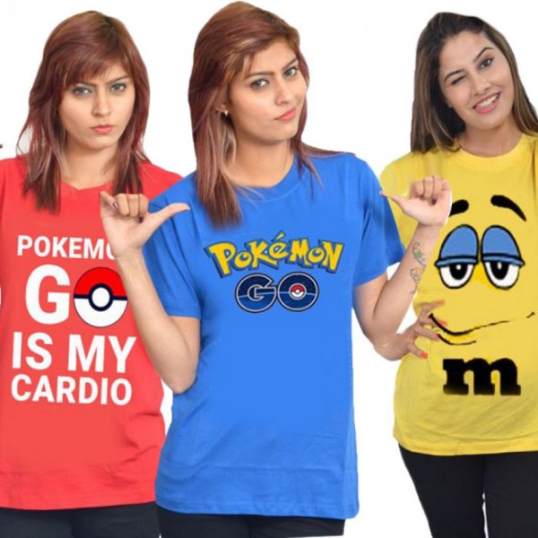 Combo of 3 ladies T Shirts