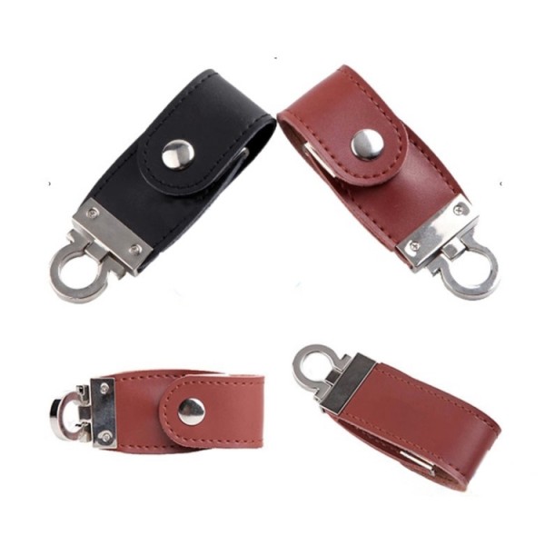 Leather USB Flash Drive Key Chain USB Model 8GB - Buyon.pk