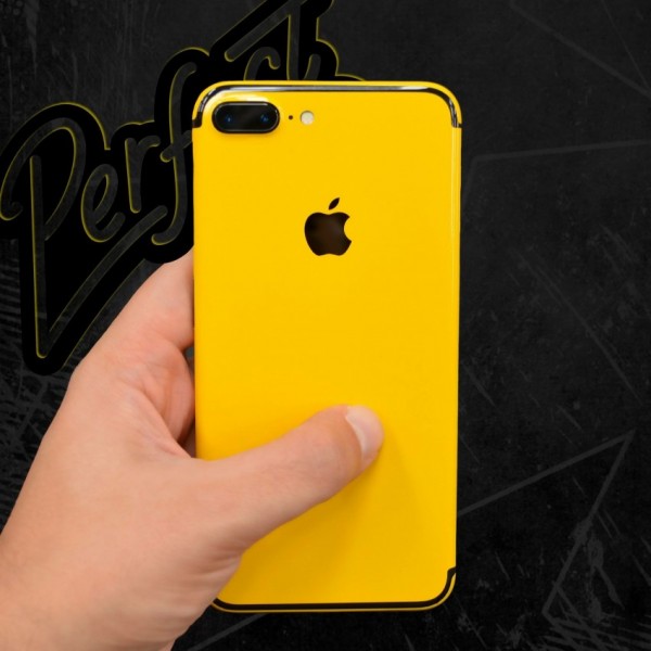Iphone 7s plus Yellow skin Wrap