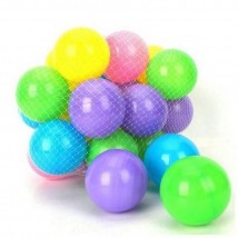 15 Soft Plastic Tent Balls Set For Kids - Multicolor