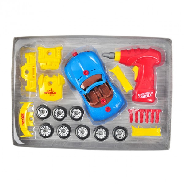 2 In 1 Racing Car Electronic Assembly Drill Kit Buyon.pk