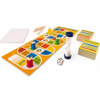 PICTIONARY Family Board Game - 2 Level Clues