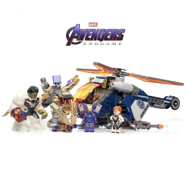 Avengers Hulk Rescue Helicopter Building Blocks For kids 11507 - 506Pcs ...