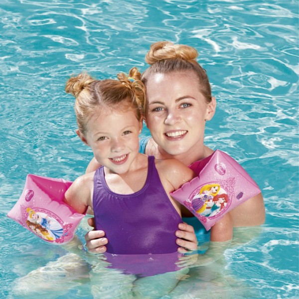 Bestway Disney Princess Arm Bands SWIM ARM BANDS FOR KIDS 9" x 6" 36 YEARS Buyon.pk