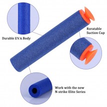 Blue Refill Soft Stick-On Nerf Bulet Darts Pack - 100 pcs
