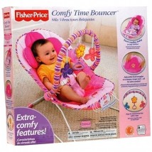 Fisher Price Baby Bouncer Toddler Rocker with Calming Vibration - Pink
