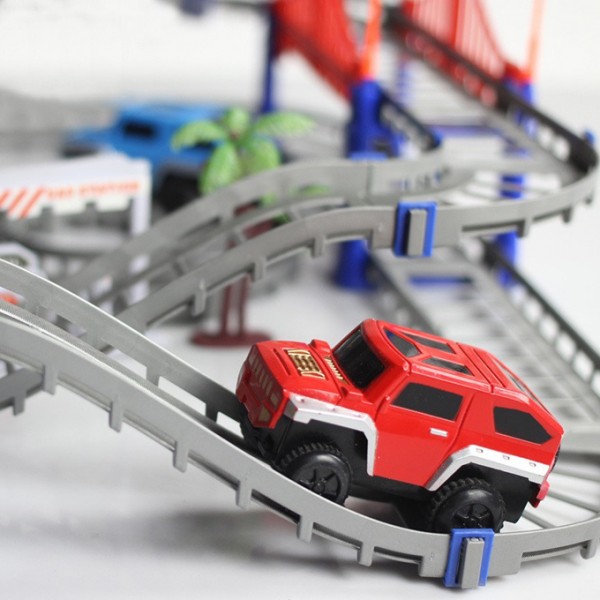 Jeep Truck Track set Roller Coaster for kids 33pcs Buyon.pk