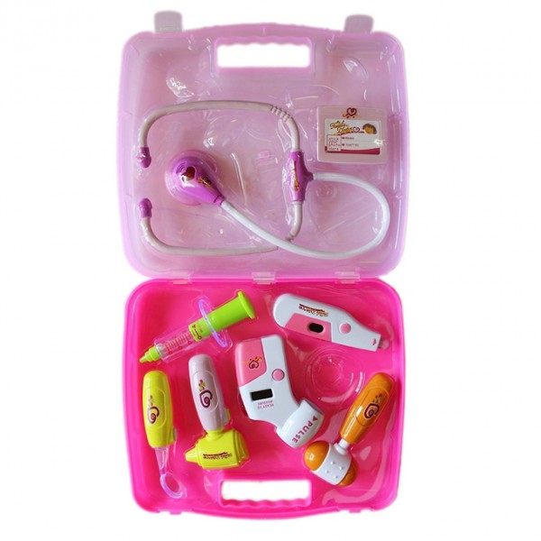 Buy Beauty Pretend Play Set Briefcase with Girls Accessories in Pink