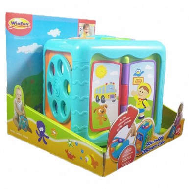WINFUN - SIDE TO SIDE DISCOVERY CUBE for KIDS