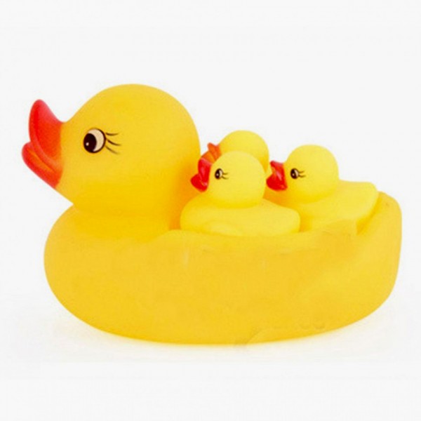 FLOATING RUBBER DUCK FAMILY - BATH TOYS