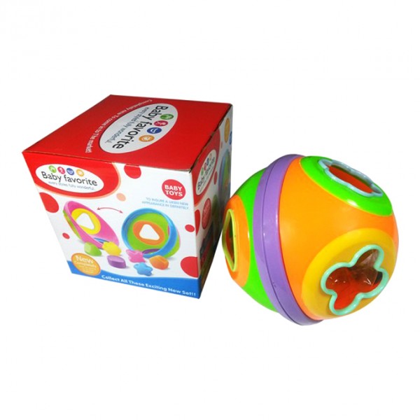 Plastic Shape Sorting Ball for Toddlers
