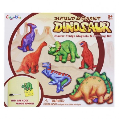 DIY Mould and Paint Toy Set for Kids - Dinosaur