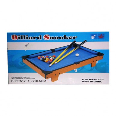 Billiard Snooker Pool Game Set (Wooden) - 1.6 Feet