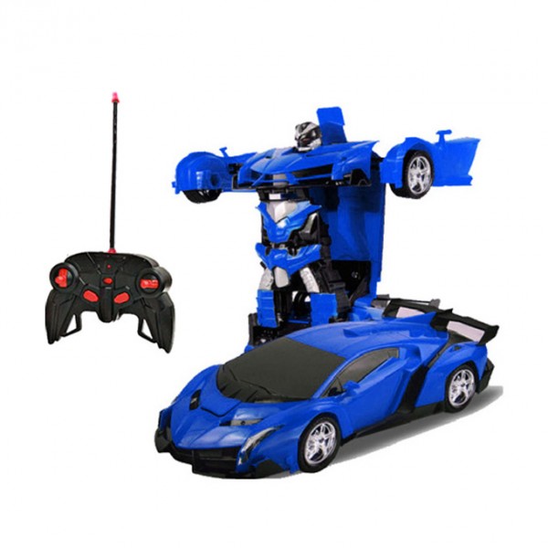 Remote Controlled Lamborghini Transformer Sports Car - Blue
