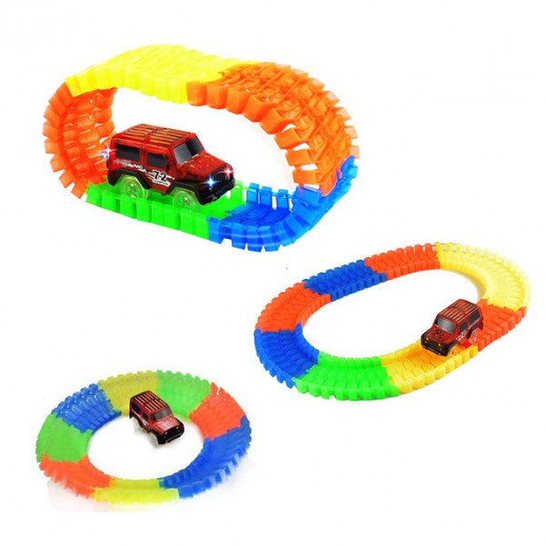 Colorful Track - Jeep Truck Track Set for Kids