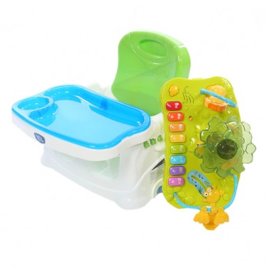 Baby Booster Seat with Dining and Activity Tray - 2 in 1