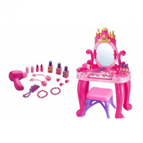 Girls Vanity - 2 in 1 Piano Dressing Table with Fashion Accessories